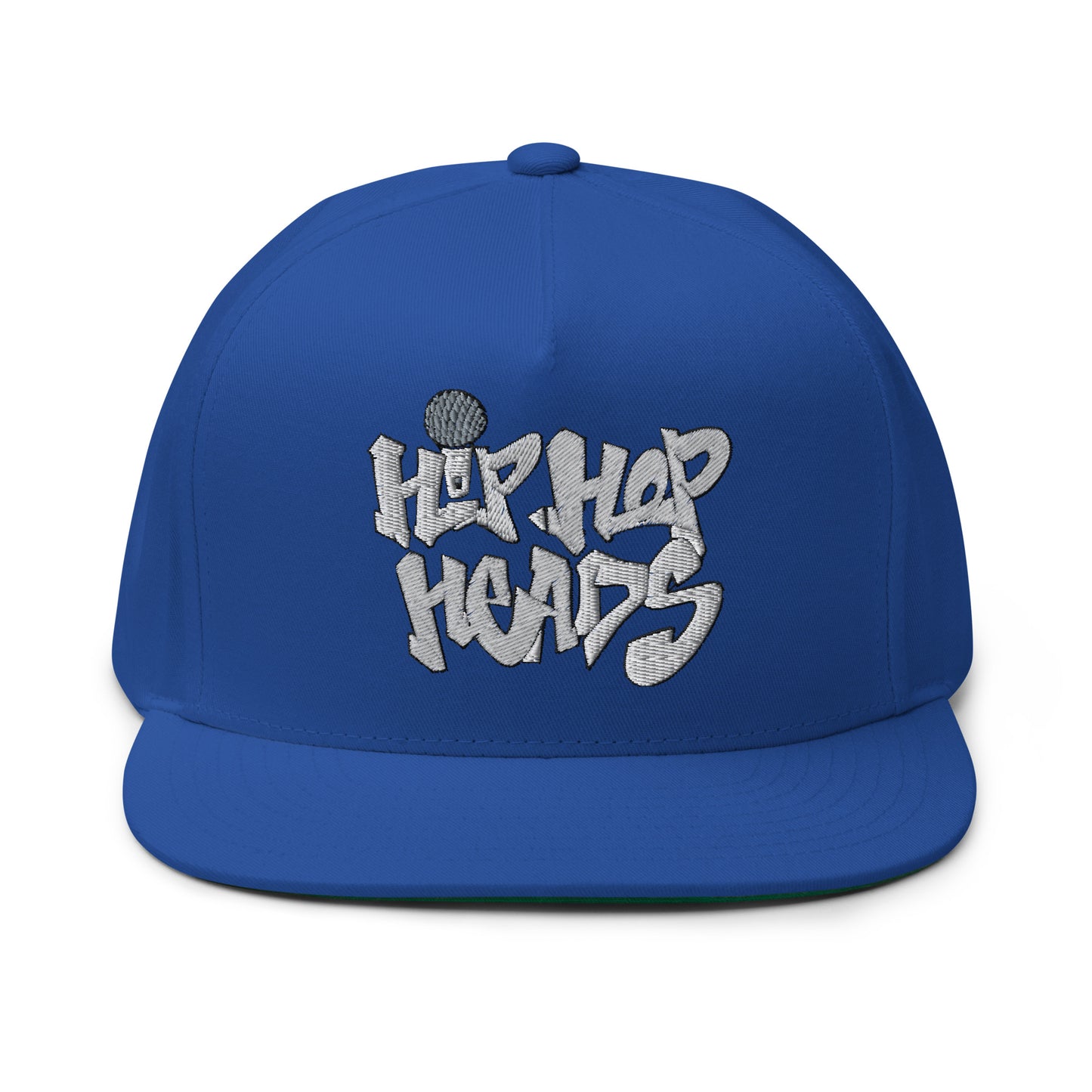 Hip Hop Heads Cap Embroidery Flat Bill
