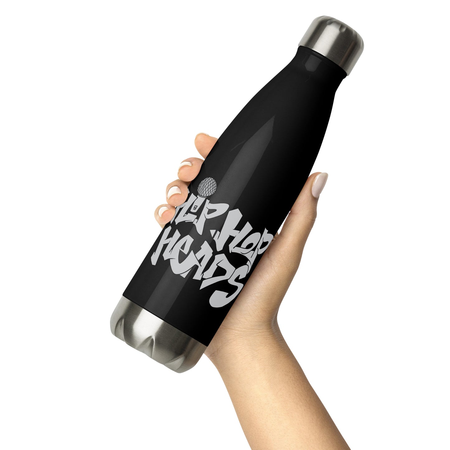Hip Hop Heads Stainless Steel Water Bottle